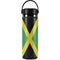 Jamaica Flag Distressed Hydro Flask 20oz Wide Mouth Skin