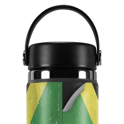 Jamaica Flag Distressed Hydro Flask 20oz Wide Mouth Skin