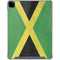 Jamaica Flag Distressed iPad Pro 12.9in (2020) Clear Case