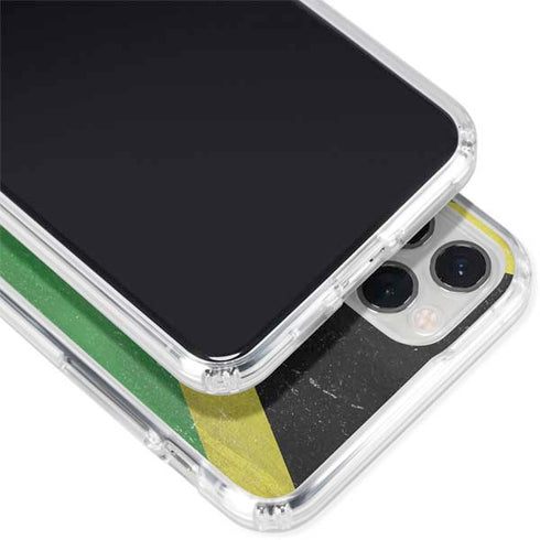 Jamaica Flag Distressed iPhone 11 Pro Clear Case