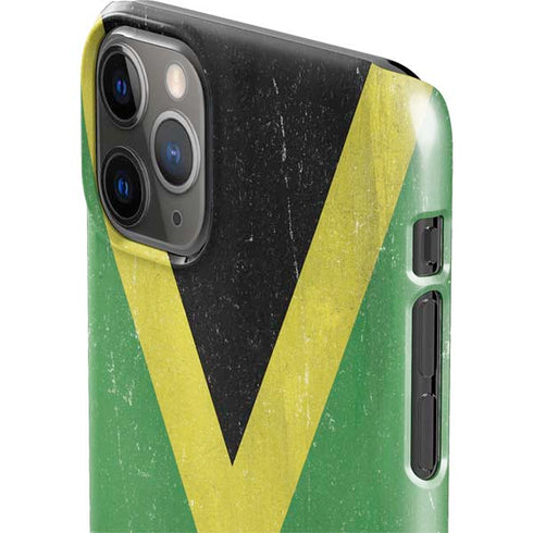Jamaica Flag Distressed iPhone 11 Pro Max Lite Case