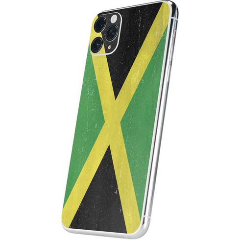 Jamaica Flag Distressed iPhone 11 Pro Max Skin