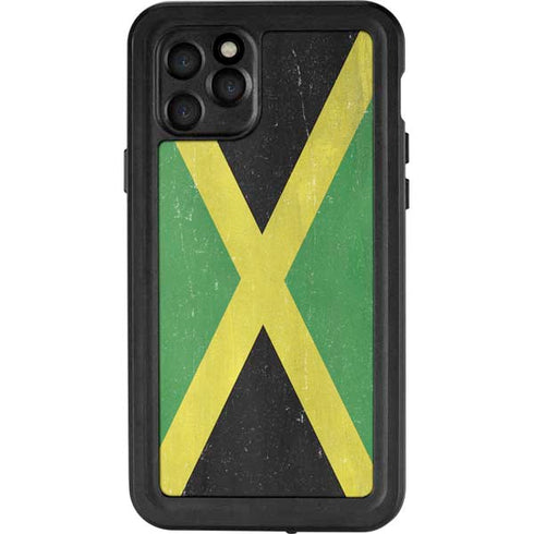 Jamaica Flag Distressed iPhone 11 Pro Waterproof Case