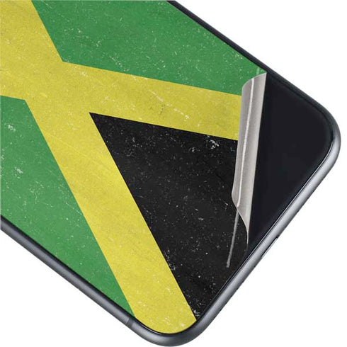 Jamaica Flag Distressed iPhone 11 Skin