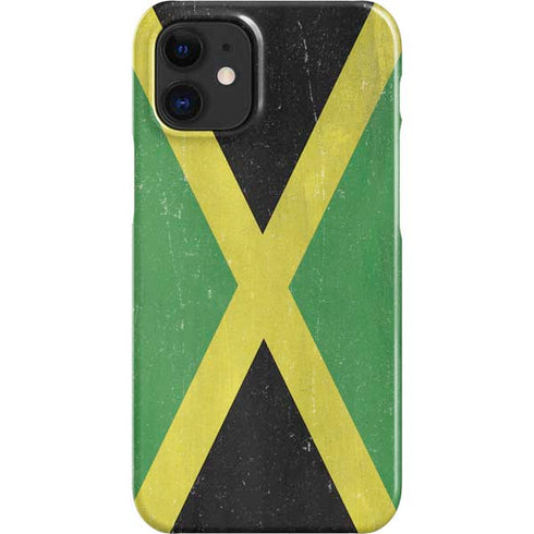 Jamaica Flag Distressed iPhone 12 Mini Lite Case