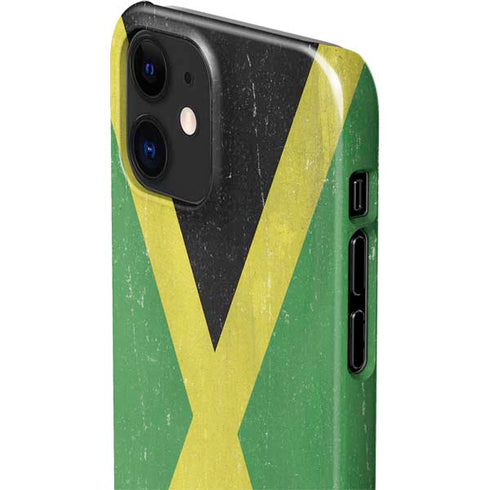 Jamaica Flag Distressed iPhone 12 Mini Lite Case