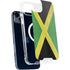 Jamaica Flag Distressed iPhone 15 Plus MagSafe Case