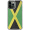Jamaica Flag Distressed iPhone 14 Pro Max Clear Case