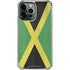 Jamaica Flag Distressed iPhone 14 Pro Max Clear Case