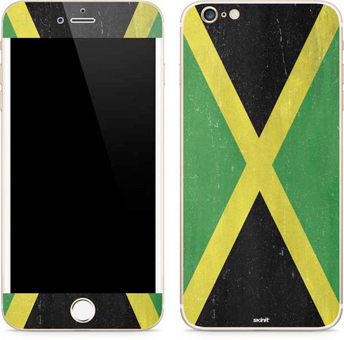 Jamaica Flag Distressed iPhone 6/6s Plus Skin