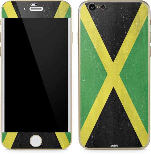 Jamaica Flag Distressed iPhone 6/6s Skin