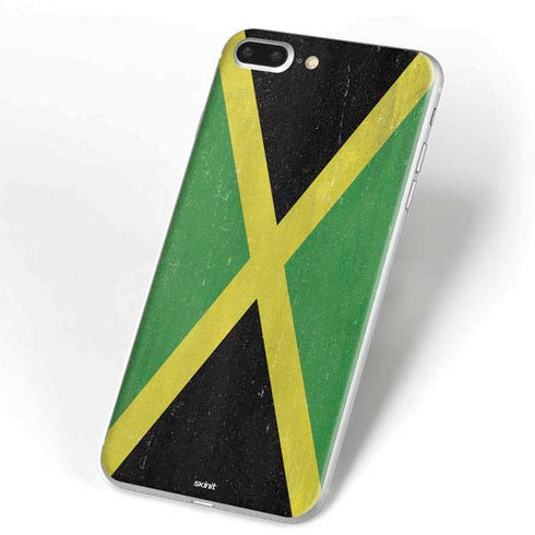 Jamaica Flag Distressed iPhone 7 Plus Skin