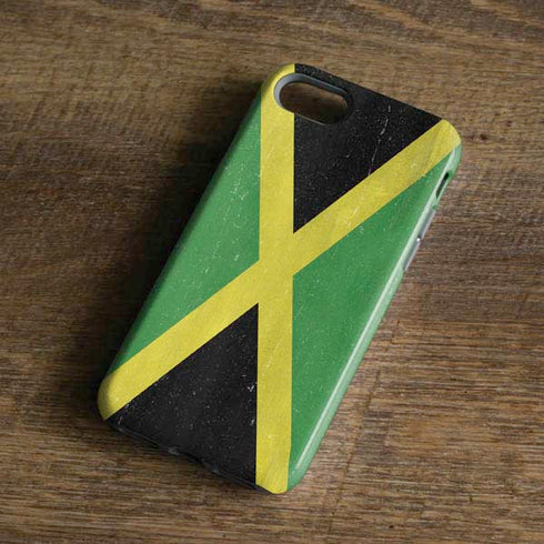 Jamaica Flag Distressed iPhone 8 Pro Case