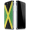 Jamaica Flag Distressed iPhone SE (2nd & 3rd Gen) Clear Case