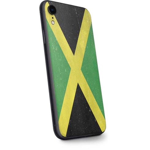 Jamaica Flag Distressed iPhone XR Skin