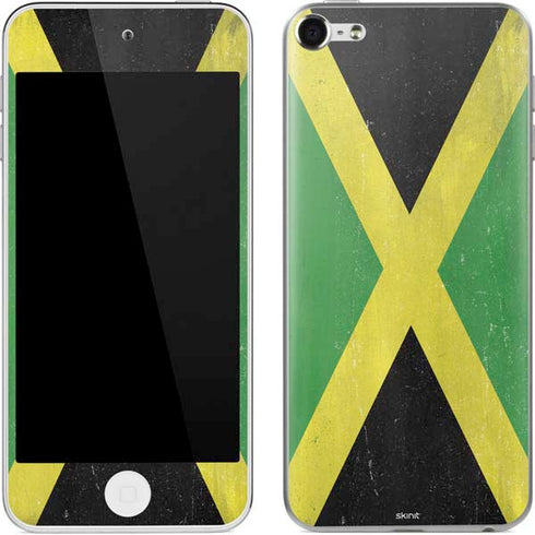 Jamaica Flag Distressed Apple iPod Skin