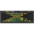 Jamaica Flag Distressed K95 RGB PLATINUM Mechanical Gaming Keyboard Skin