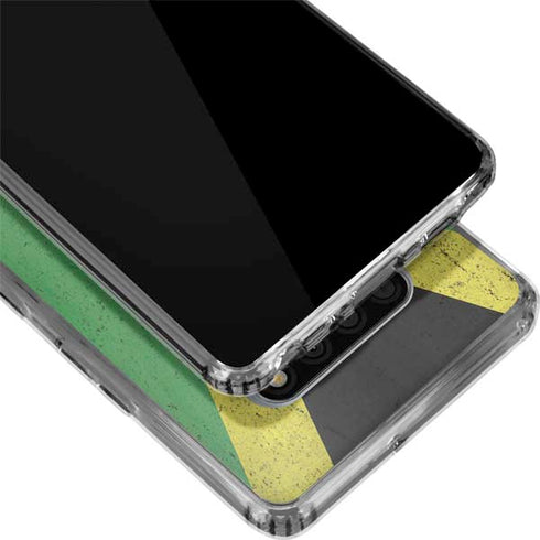Jamaica Flag Distressed LG Stylo 6 Clear Case