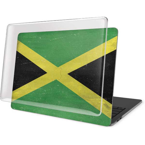 Jamaica Flag Distressed MacBook Pro 15in (2016-19) Case plus Skin