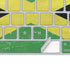 Jamaica Flag Distressed Magic Keyboard Skin