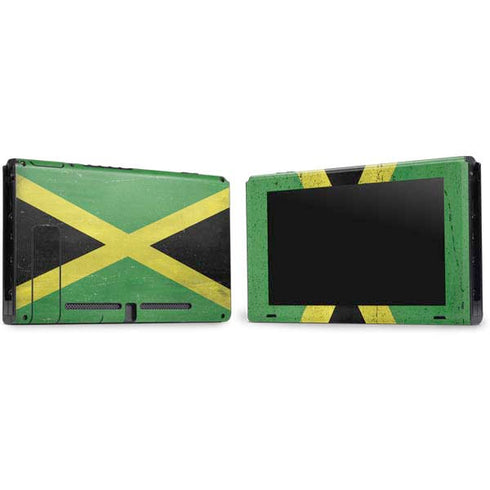 Jamaica Flag Distressed Nintendo Switch Bundle Skin