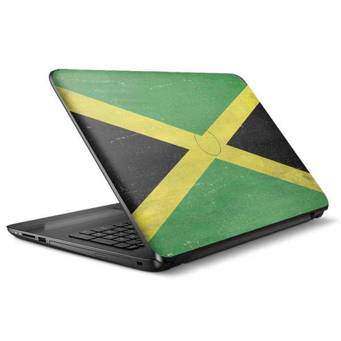 Jamaica Flag Distressed HP Notebook Skin