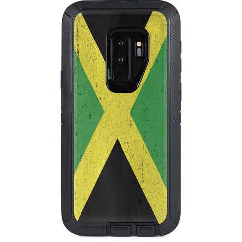 Jamaica Flag Distressed Otterbox Defender Galaxy Skin