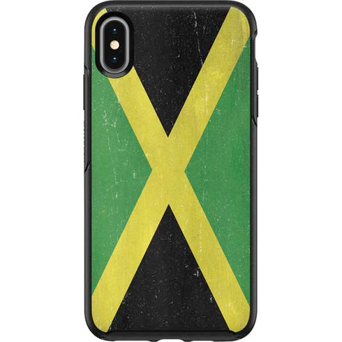 Jamaica Flag Distressed Otterbox Symmetry iPhone Skin
