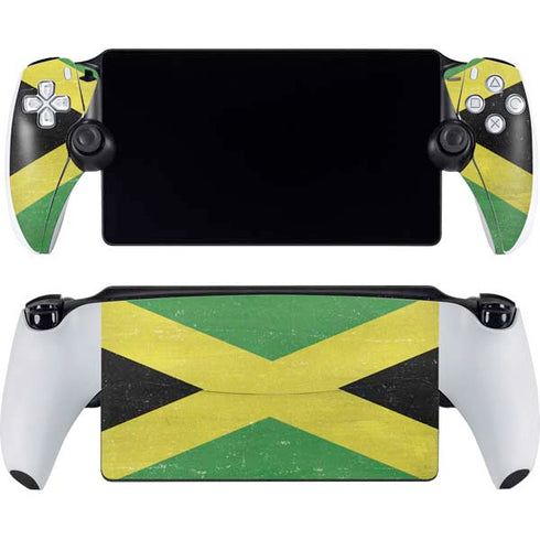 Jamaica Flag Distressed PlayStation Portal Remote Player Skin