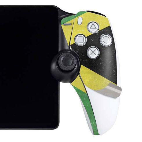 Jamaica Flag Distressed PlayStation Portal Remote Player Skin