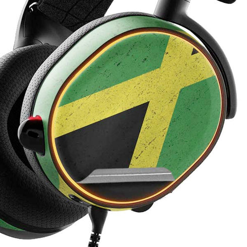 Jamaica Flag Distressed SteelSeries Arctis 3 Skin