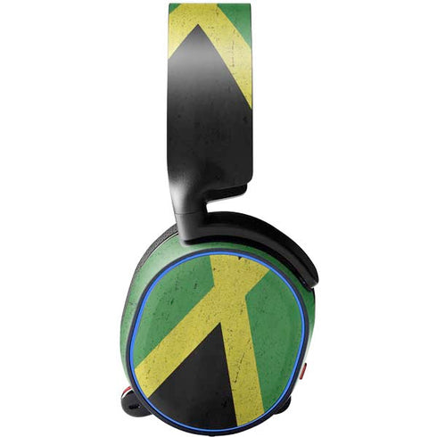 Jamaica Flag Distressed SteelSeries Arctis 5 Skin