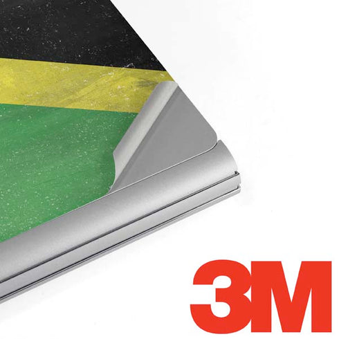Jamaica Flag Distressed Surface Book 2 15in Skin