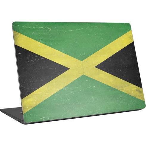 Jamaica Flag Distressed Surface Laptop 4 15in Skin