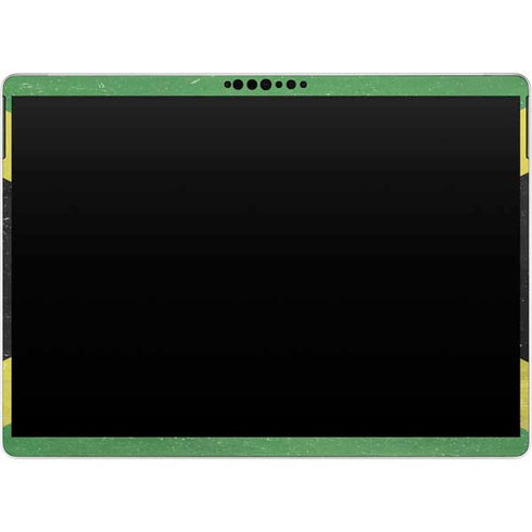 Jamaica Flag Distressed Surface Pro 9 Skin