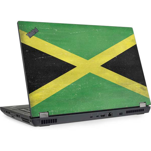 Jamaica Flag Distressed Lenovo ThinkPad Skin