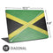 Jamaica Flag Distressed Universal Laptop 15in (12.2 x 8.8in) Skin