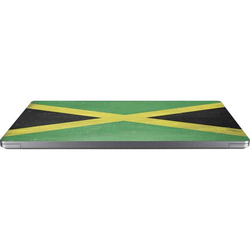 Jamaica Flag Distressed Universal Laptop 16.6in (13.4 x 9.7in) Skin