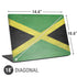 Jamaica Flag Distressed Universal Laptop 18in (14.6 x 10.6in) Skin