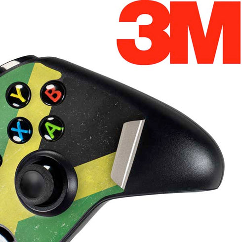 Jamaica Flag Distressed Xbox One Controller Skin