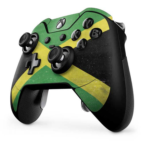 Jamaica Flag Distressed Xbox One Elite Controller Skin