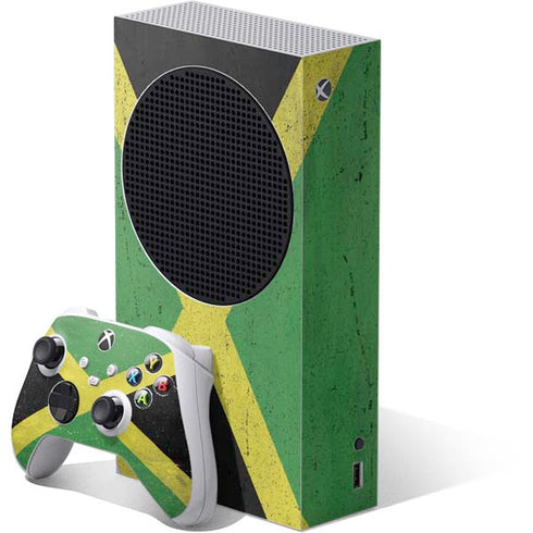 Jamaica Flag Distressed Xbox Series S Skins