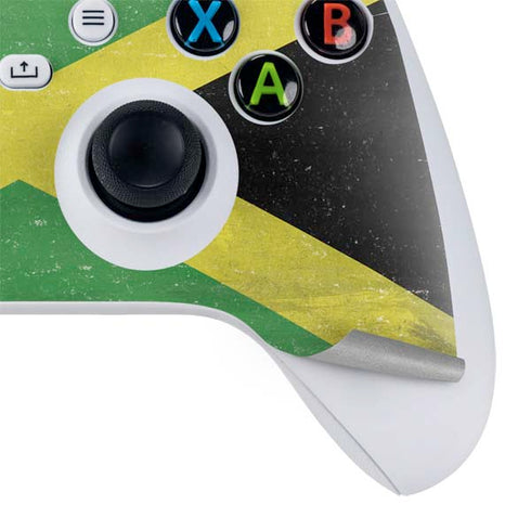 Jamaica Flag Distressed Xbox Series S Controller Skin