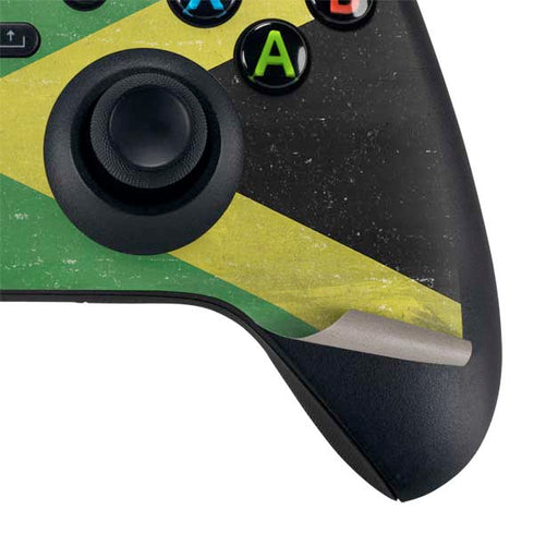 Jamaica Flag Distressed Xbox Series X Controller Skin