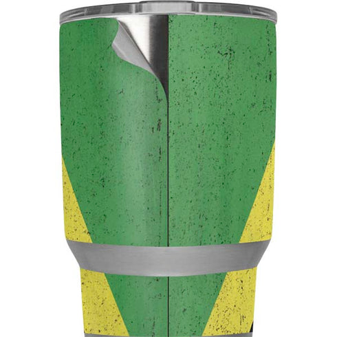 Jamaica Flag Distressed Yeti 20oz Tumbler Skin