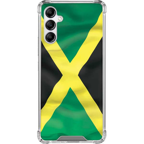 Jamaica Flag Galaxy A14 5G Clear Case