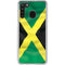 Jamaica Flag Galaxy A21 Clear Case