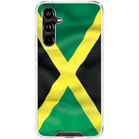 Jamaica Flag Galaxy A54 5G Clear Case