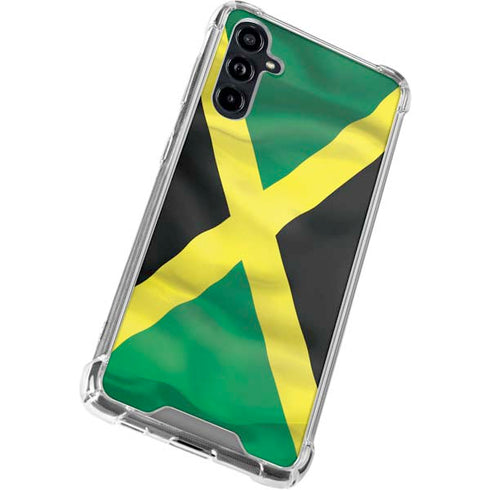 Jamaica Flag Galaxy A54 5G Clear Case