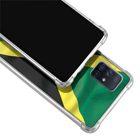 Jamaica Flag Galaxy A71 5G Clear Case
